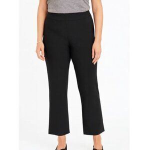 Cato Black Straight Leg Dress Pants Women’s Size 12P Petite Work Office Career T